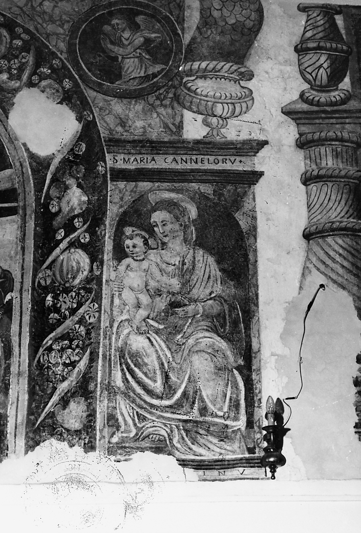 SANTA MARIA CANNELORO, MADONNA CON BAMBINO (dipinto, opera isolata) - ambito Italia centrale (ultimo quarto sec. XVI)