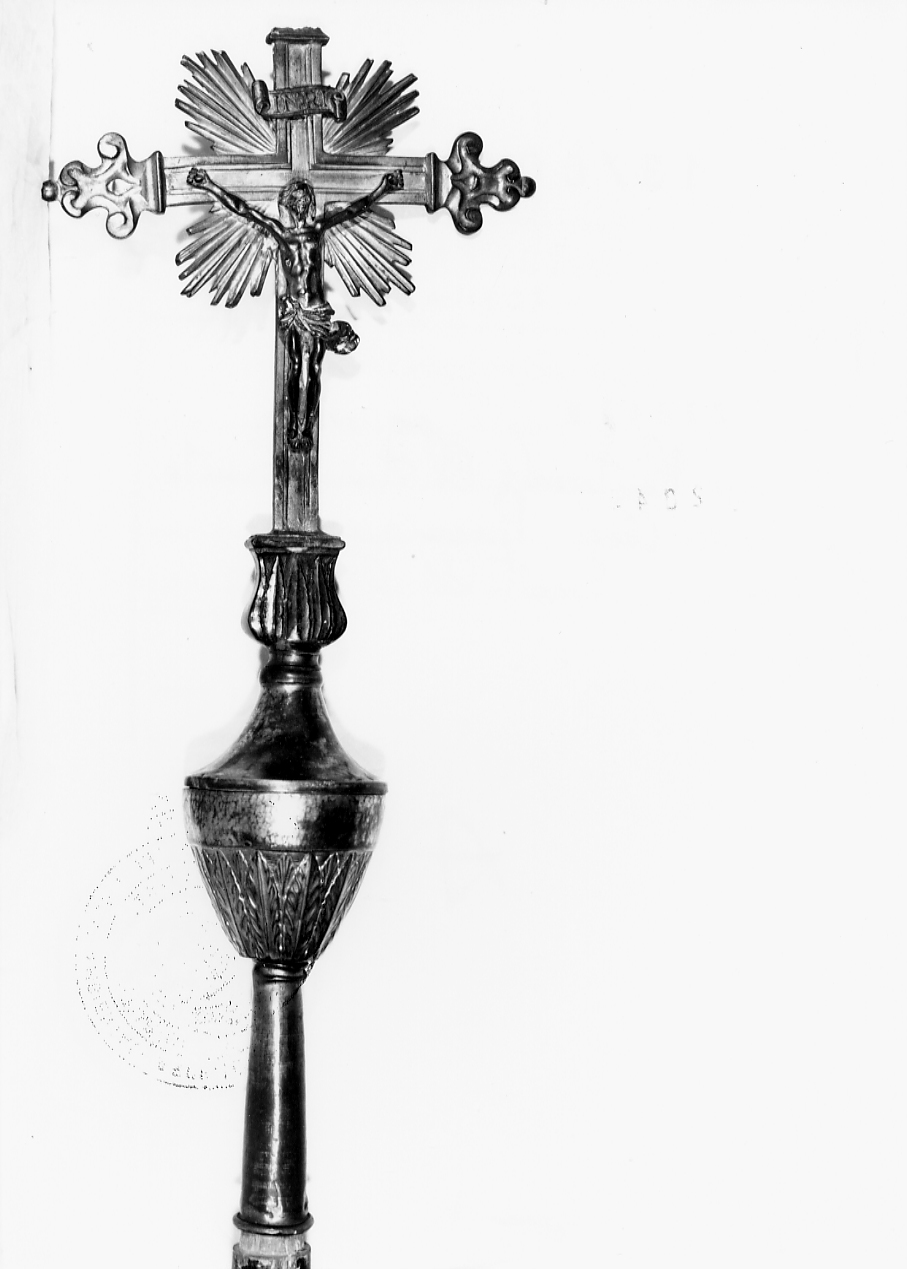 croce processionale - ambito Italia centrale (sec. XIX)