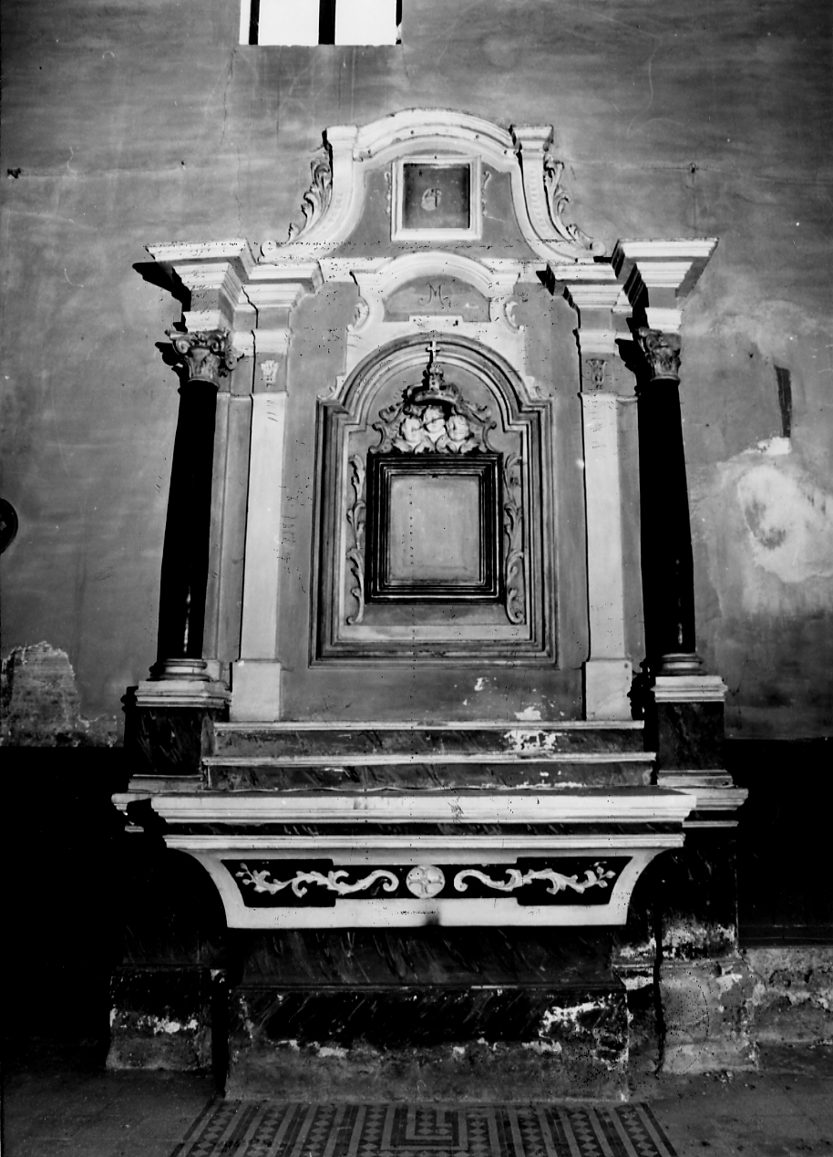 mostra d'altare, opera isolata - ambito Italia centrale (sec. XVIII)