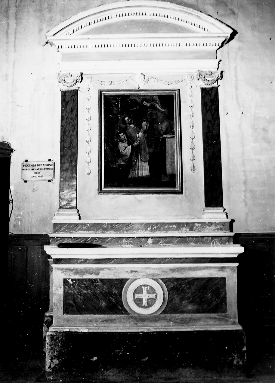 mostra d'altare, opera isolata - ambito Italia centrale (sec. XVIII)