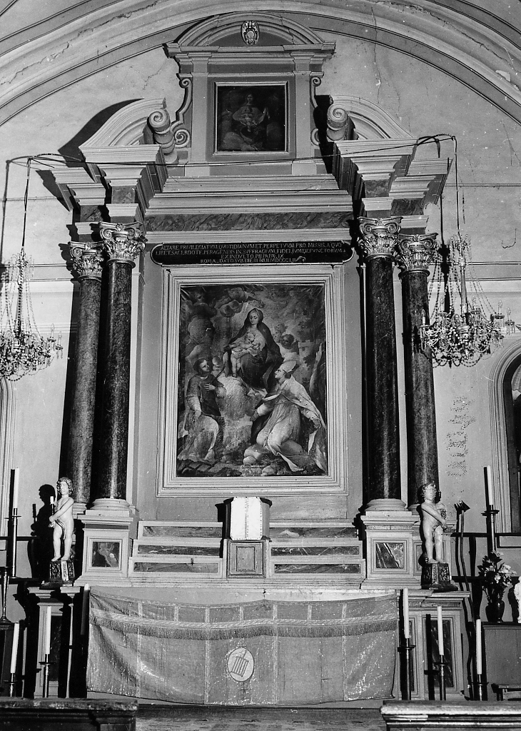 altare maggiore, opera isolata - ambito Italia centrale (sec. XIX)