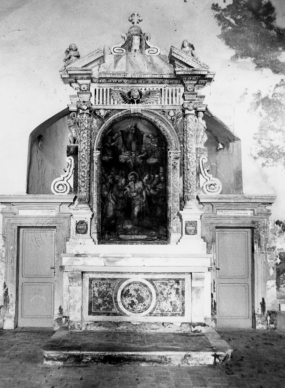 altare maggiore - manifattura abruzzese (fine/inizio secc. XVII/ XVIII)