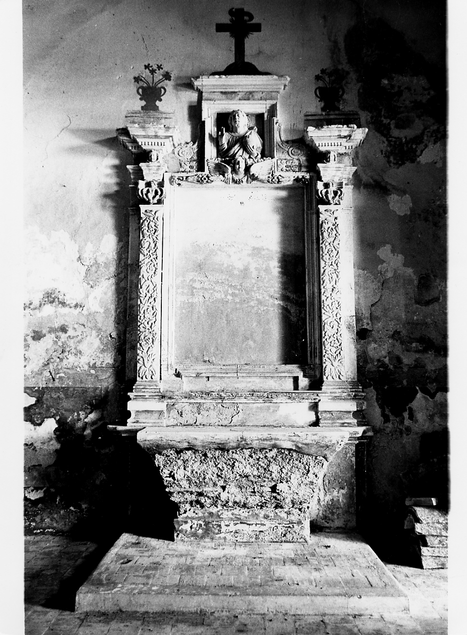 altare - manifattura abruzzese (fine/inizio secc. XVII/ XVIII)