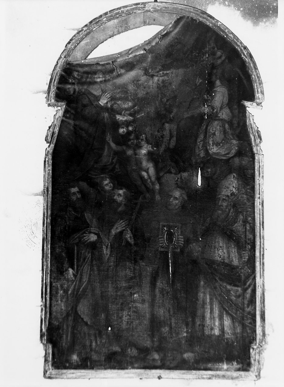 La Madonna degli Angeli con San Bernardino, San Matteo, San Francesco, San Celestino (dipinto) - ambito abruzzese (prima metà sec. XVIII)