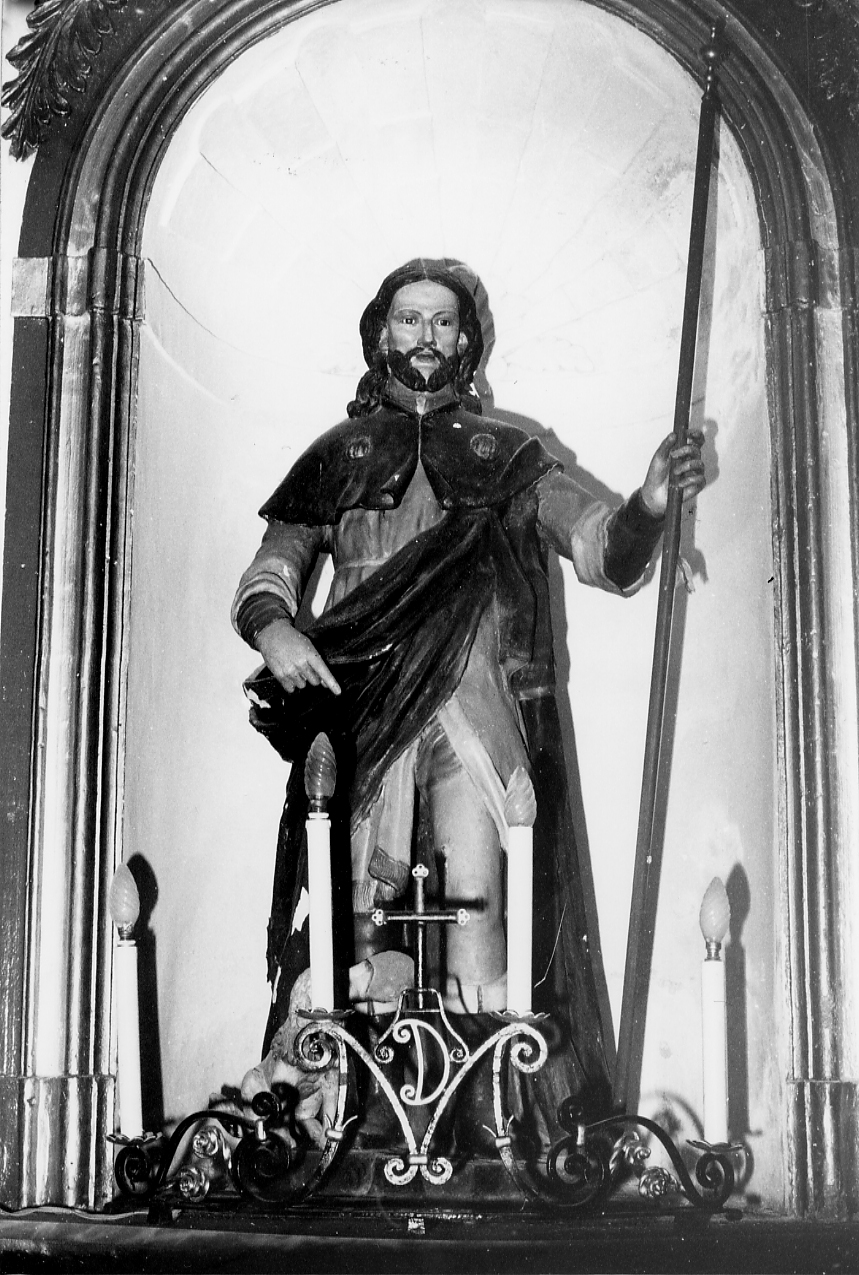 San Rocco (statua, opera isolata) - ambito Italia centro-meridionale (sec. XVIII)