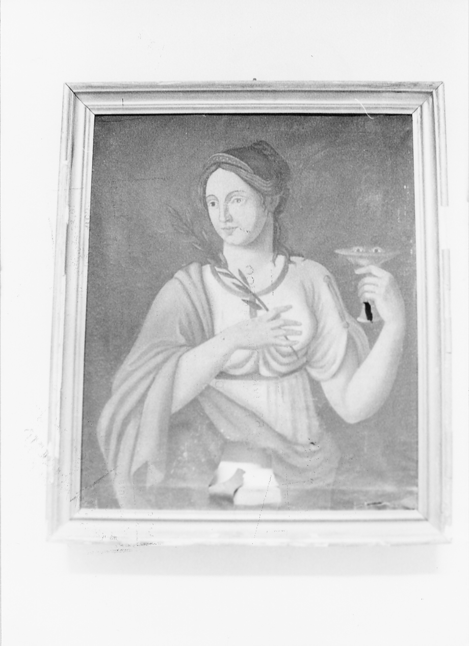 Santa Lucia (dipinto, opera isolata) - ambito Italia centrale (sec. XIX)