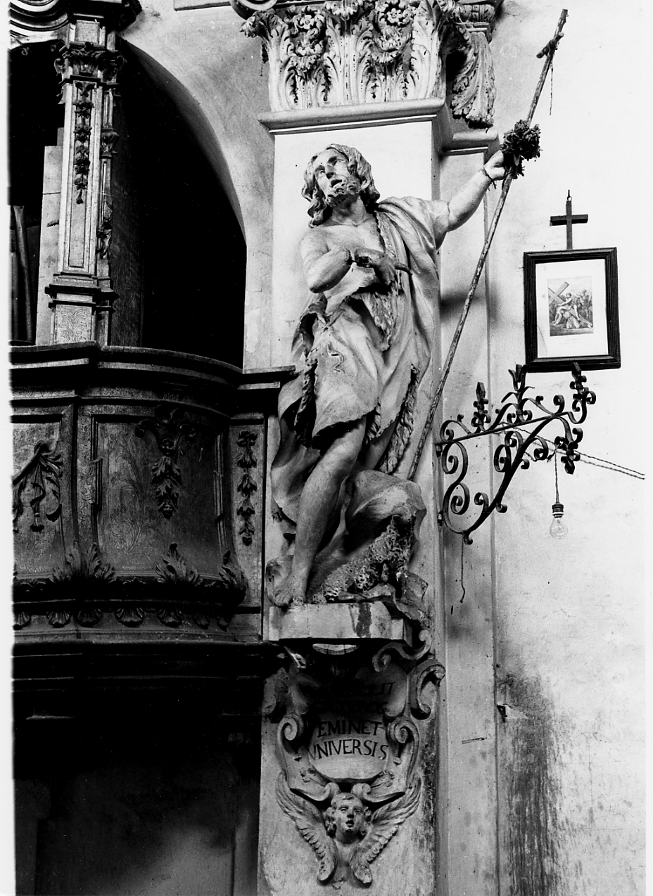 San Giovanni Battista (statua, opera isolata) - ambito abruzzese (ultimo quarto sec. XVII)