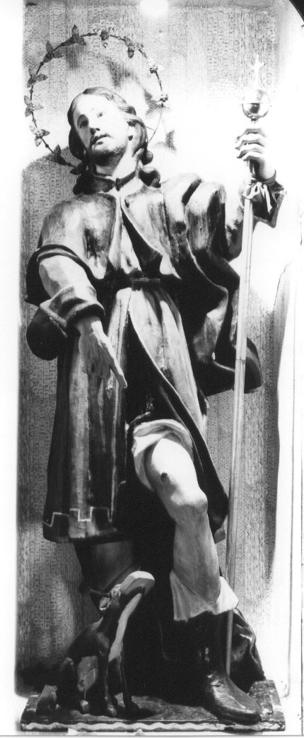 San Rocco (statua, opera isolata) - ambito abruzzese (sec. XVIII)
