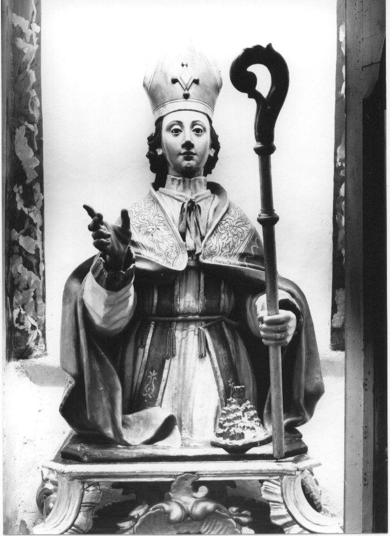 Sant'Emidio (reliquiario - a busto, opera isolata) - ambito abruzzese (sec. XIX)