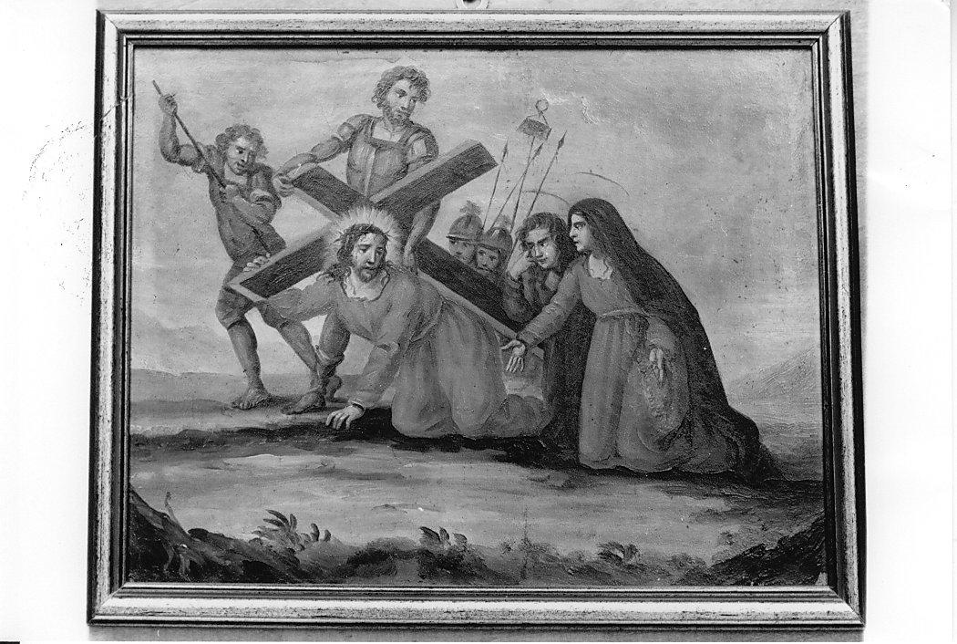 Gesù cade sotto la croce la seconda volta (dipinto) (sec. XVIII)