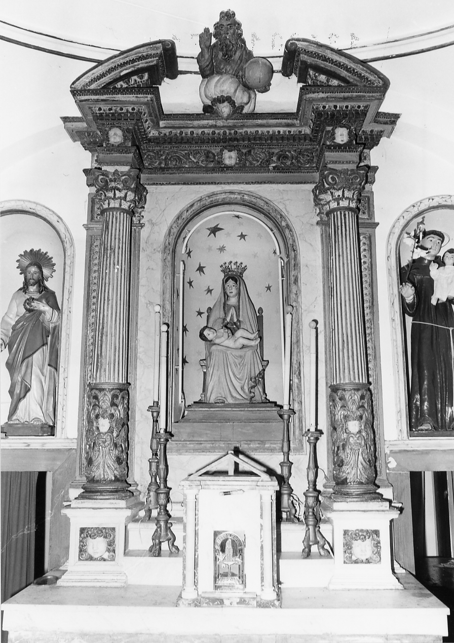 altare maggiore, opera isolata - bottega abruzzese (sec. XVII)