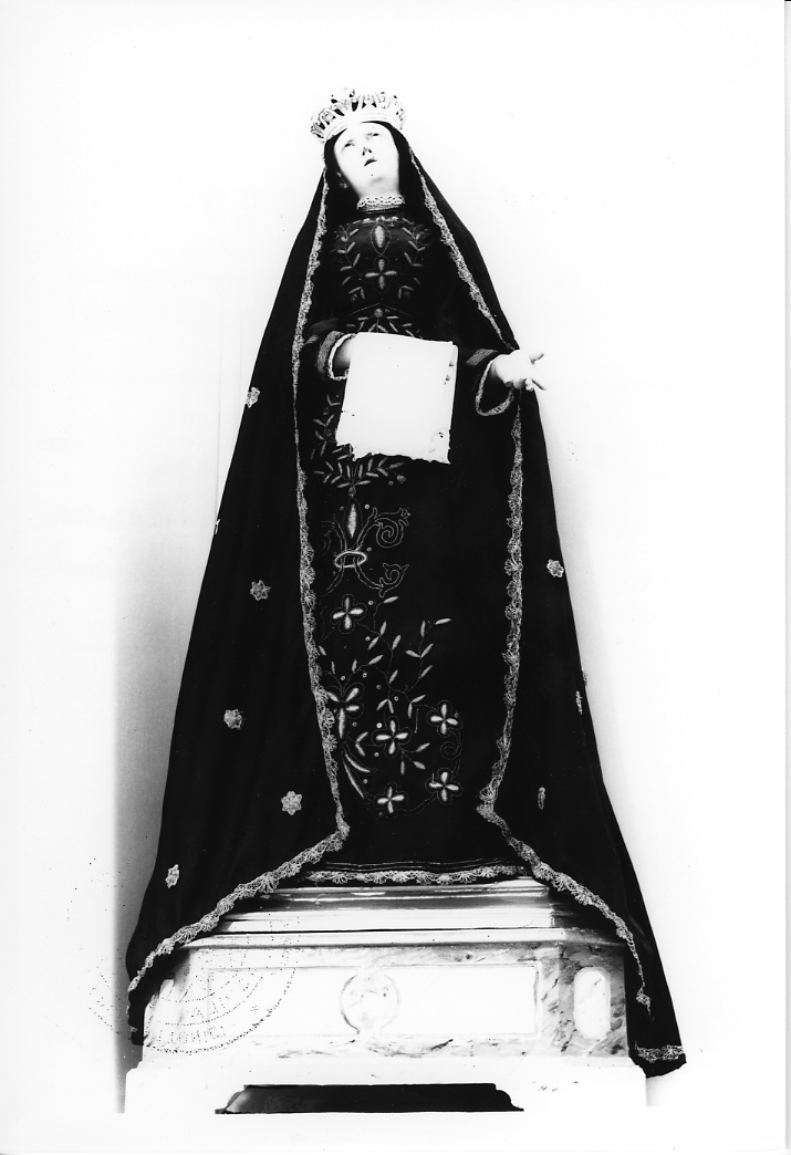 Madonna Addolorata (manichino, opera isolata) - bottega abruzzese (sec. XIX)