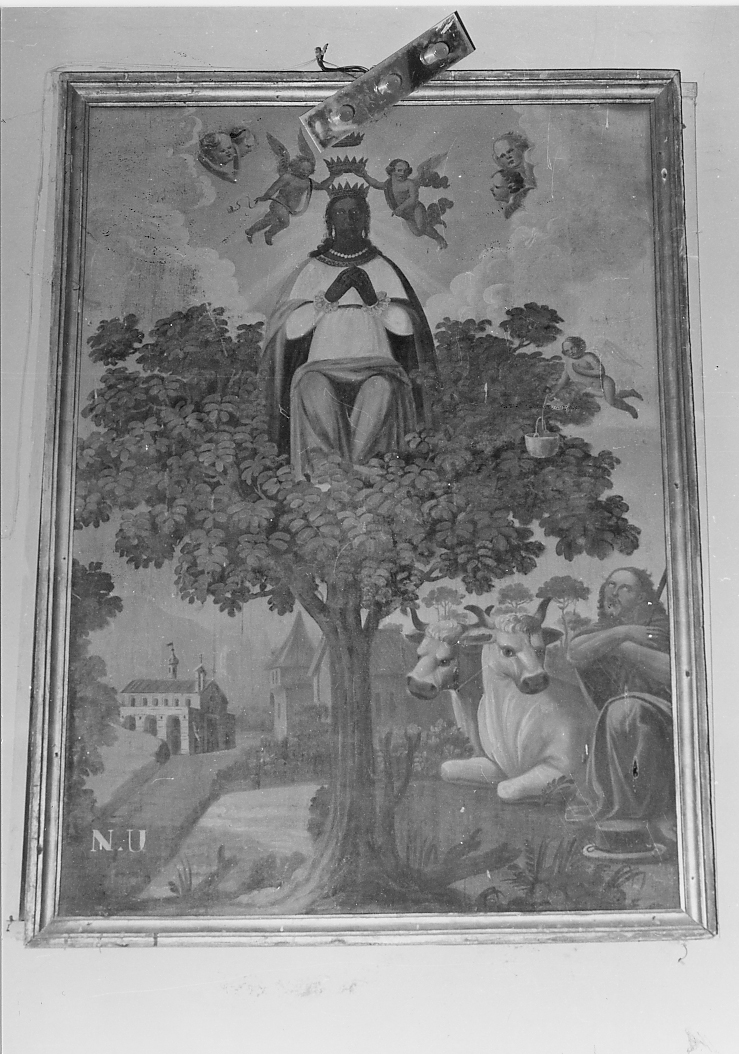 Apparizione della Vergine su un'albero a Sant'Isidoro (dipinto, opera isolata) - ambito abruzzese (sec. XIX)