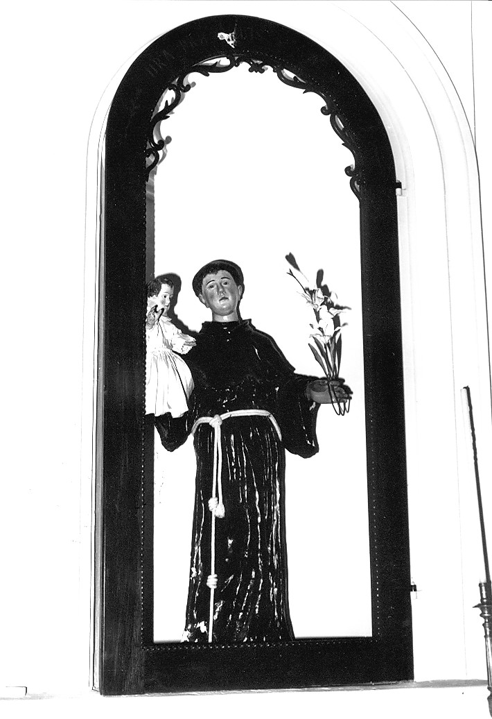 Sant'Antonio da Padova (statua, opera isolata) - bottega abruzzese (prima metà sec. XX)