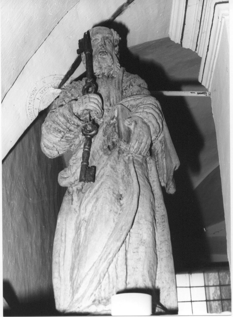 San Pietro (statua, opera isolata) - bottega abruzzese (sec. XVII)