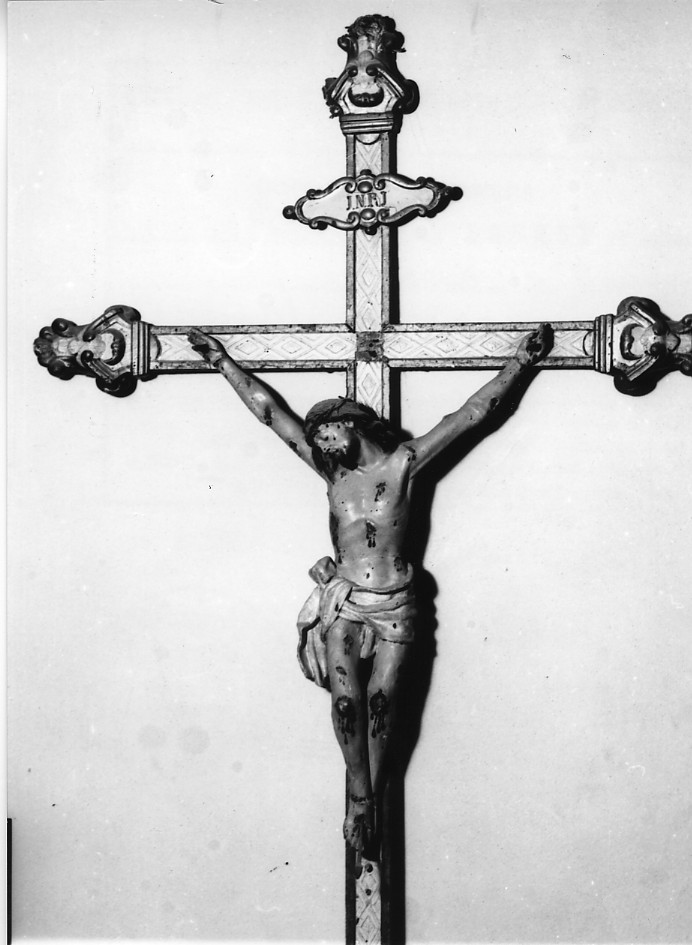 Cristo crocifisso (crocifisso, opera isolata) - ambito abruzzese (seconda metà sec. XIX)