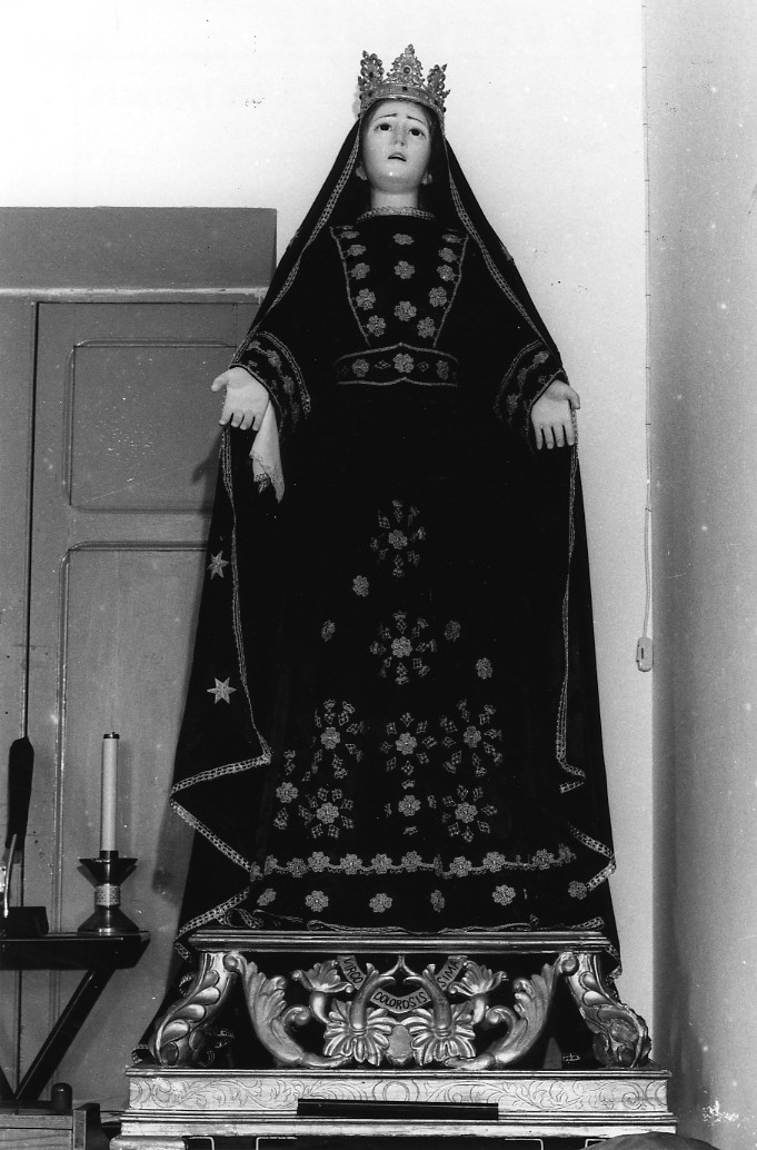 Madonna Addolorata (statua) - ambito Italia centrale (sec. XIX)