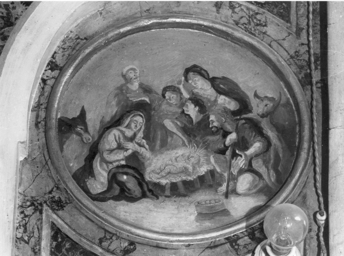 natività di Gesù (dipinto) - ambito abruzzese (sec. XIX)