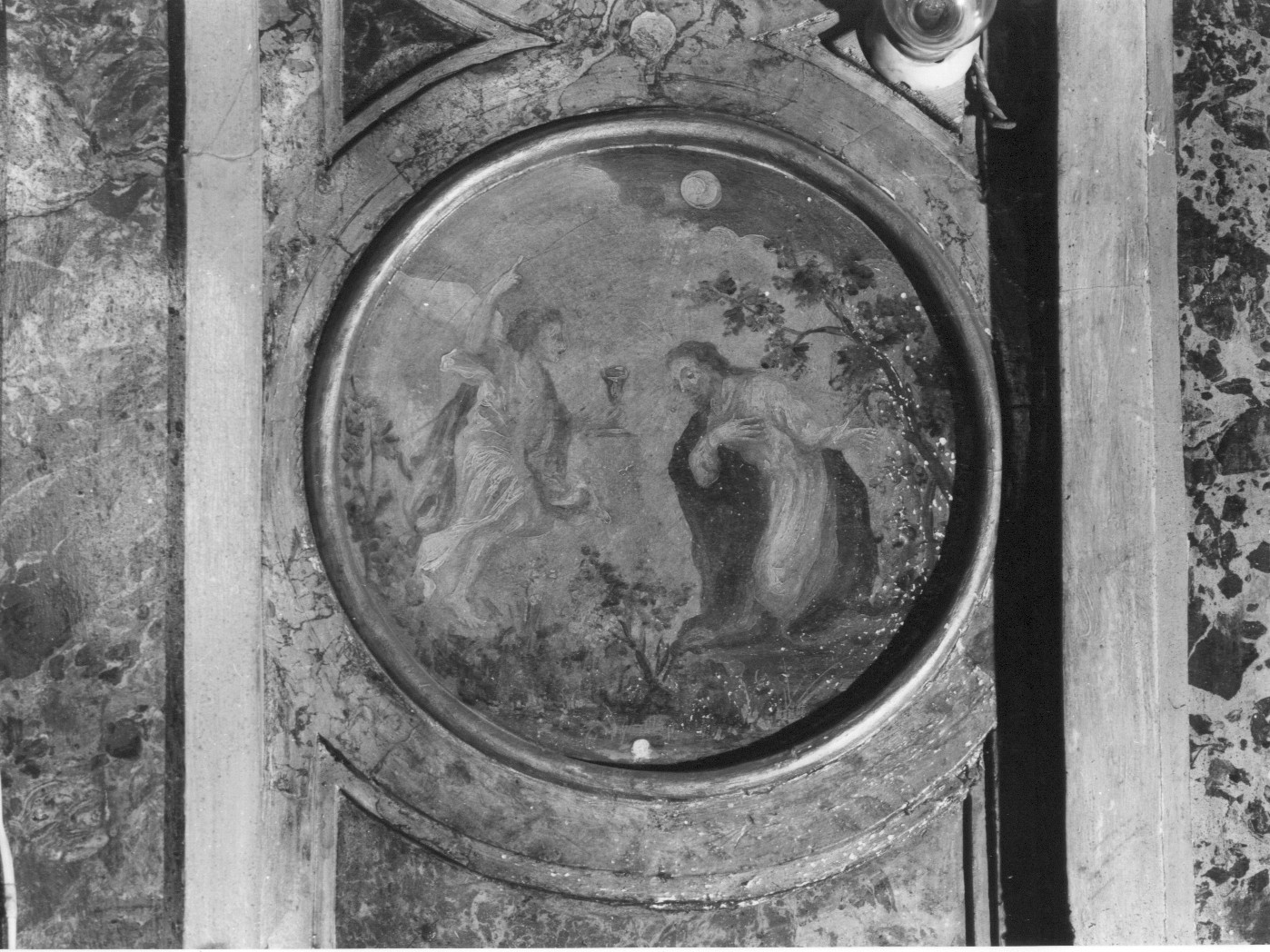 orazione di Cristo nell'orto dei Getsemani (dipinto murale) (sec. XIX)
