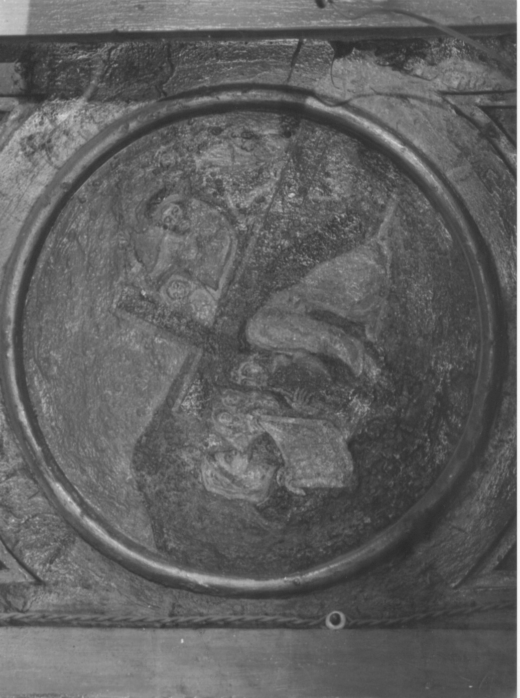 Cristo incontra la Veronica (dipinto murale) (sec. XIX)