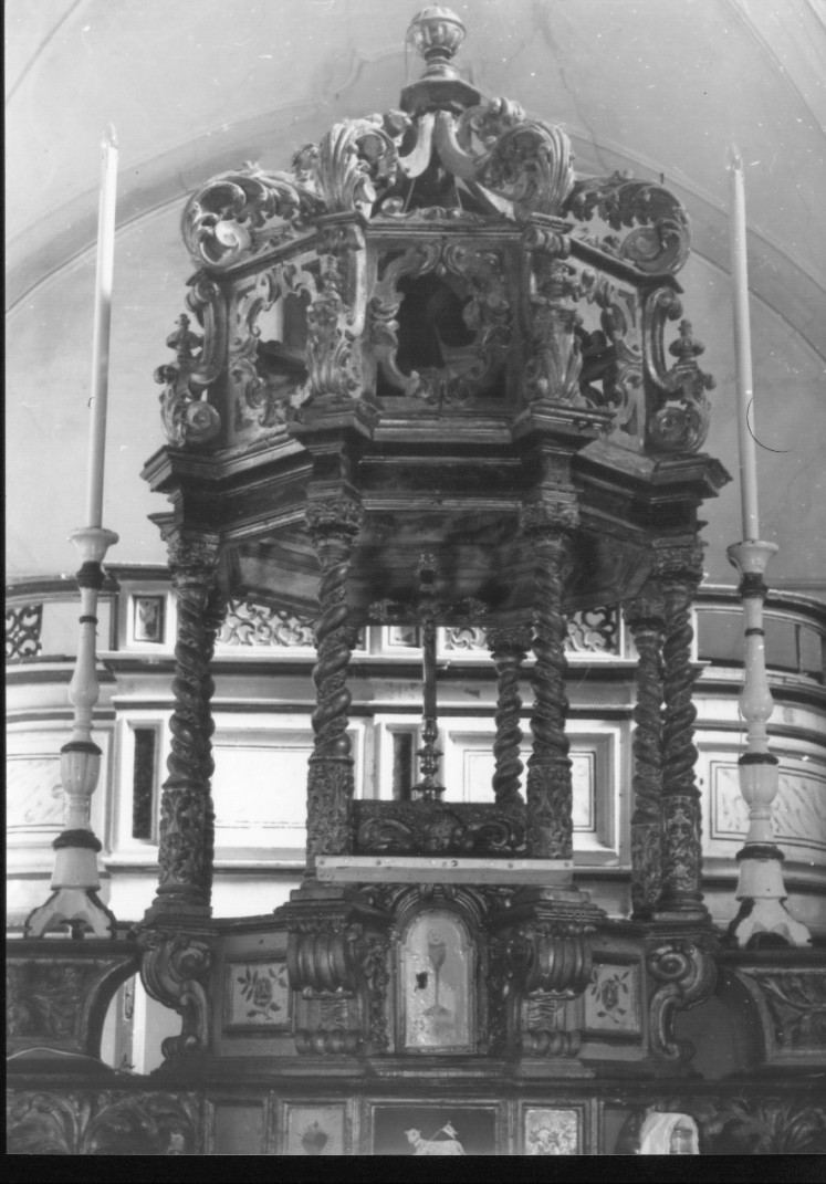 baldacchino d'altare di Cefalo Tommaso (sec. XVIII)