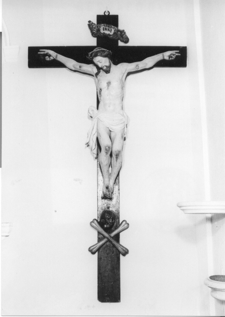 Cristo crocifisso (statua, opera isolata) di Santoro (sec. XVIII)