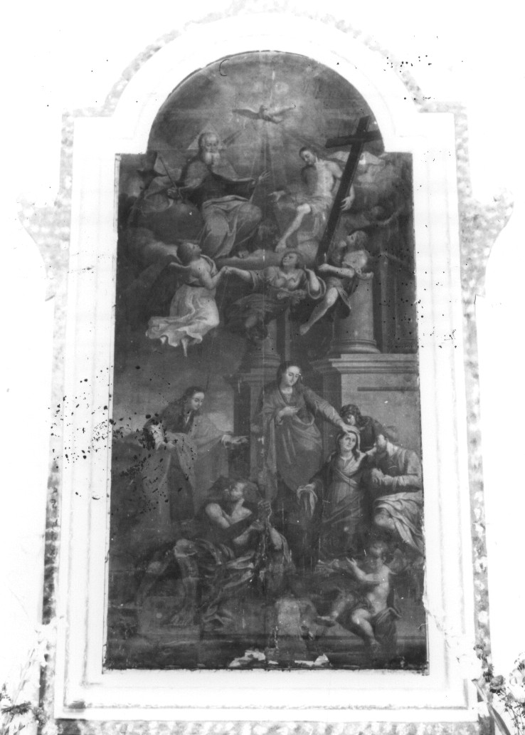 Santissimi Cosma e Damiano guariscono i malati (dipinto, opera isolata) - ambito Italia centrale (sec. XVIII)