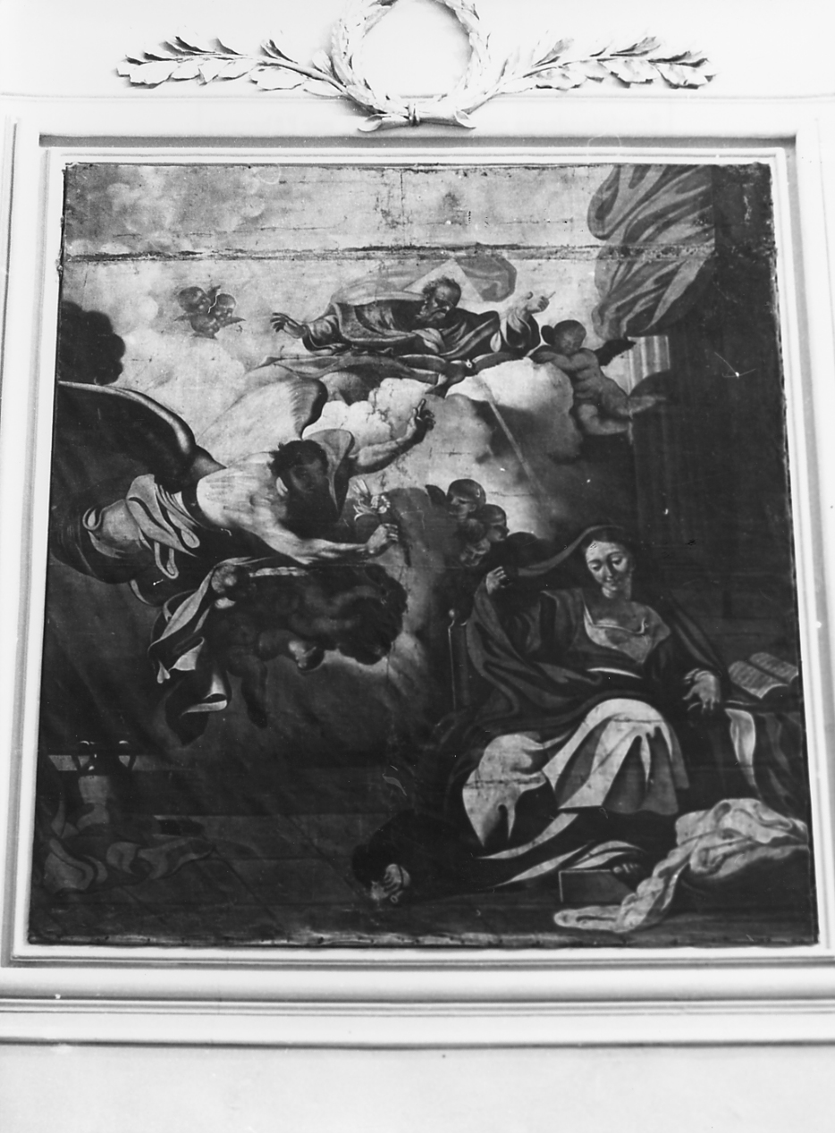 Annunciazione (dipinto) di Prepositi Giuseppe (seconda metà sec. XVIII)