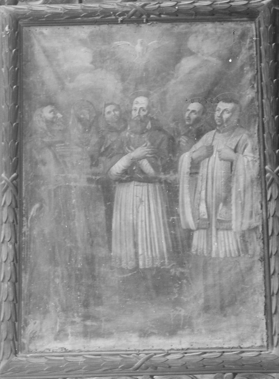 Santi fondatori di ordini religiosi (dipinto) - ambito abruzzese (seconda metà sec. XVII)