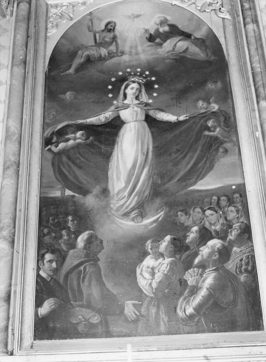 Madonna del Riparo, Madonna (dipinto) di Della Monica Gennaro (sec. XIX)