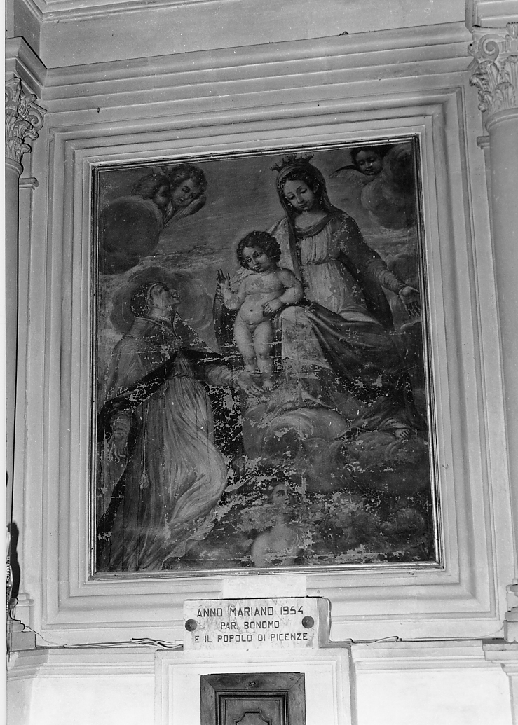 Madonna con Bambino con San Gregorio Magno e Anime purganti (dipinto) - ambito Italia centrale (sec. XVIII)