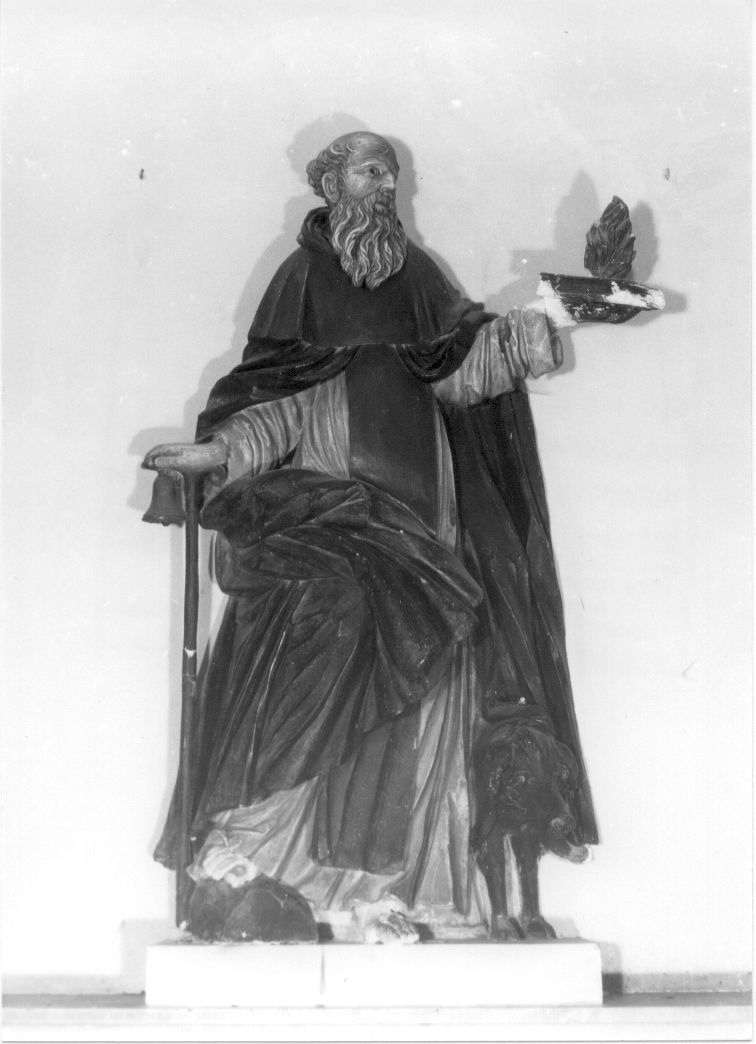 Sant'Antonio Abate (statua, opera isolata) - ambito abruzzese (sec. XVIII)