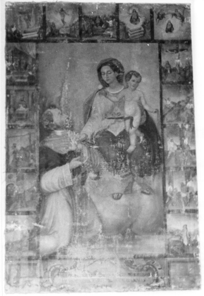 Madonna del Rosario (dipinto) - ambito abruzzese (sec. XVII)