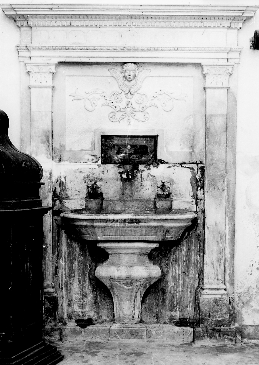 lavabo da sacrestia di Ciarletti Carmine (sec. XIX)