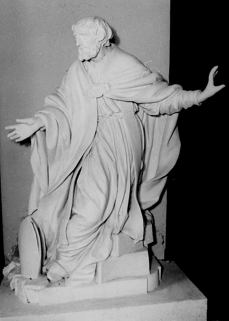 Santo vescovo (scultura) di Marino (bottega) - ambito lombardo (sec. XVII)