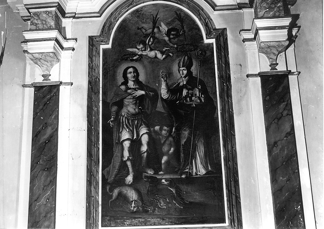 San Vito Martire e Sant'Emidio (dipinto) - ambito emiliano (fine/inizio secc. XVII/ XVIII)