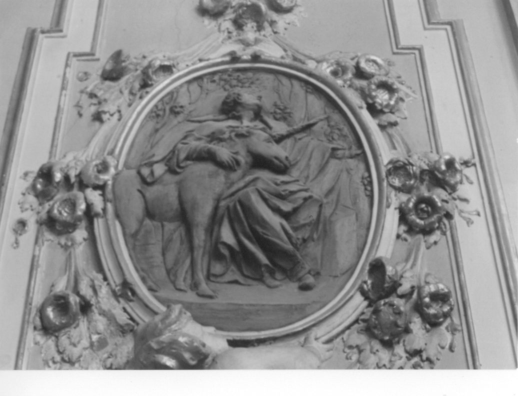 allegoria della Purezza (medaglione) - ambito Italia centrale (sec. XVIII)
