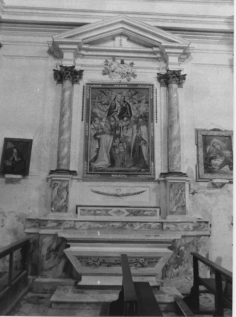 altare - a blocco, serie - ambito abruzzese (sec. XVII)