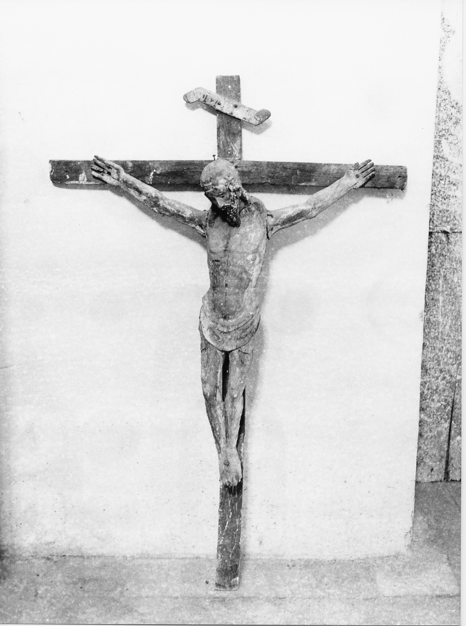 Cristo crocifisso (crocifisso, opera isolata) - ambito abruzzese (fine/inizio secc. XVIII/ XIX)