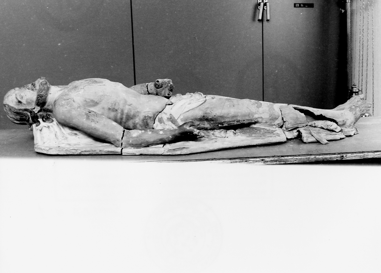 Cristo morto (statua, opera isolata) - bottega abruzzese (sec. XVII)