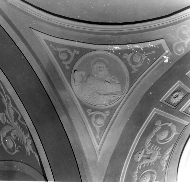 Quattro Evangelisti con i loro simboli (rilievo, serie) - bottega Italia centrale (sec. XIX)