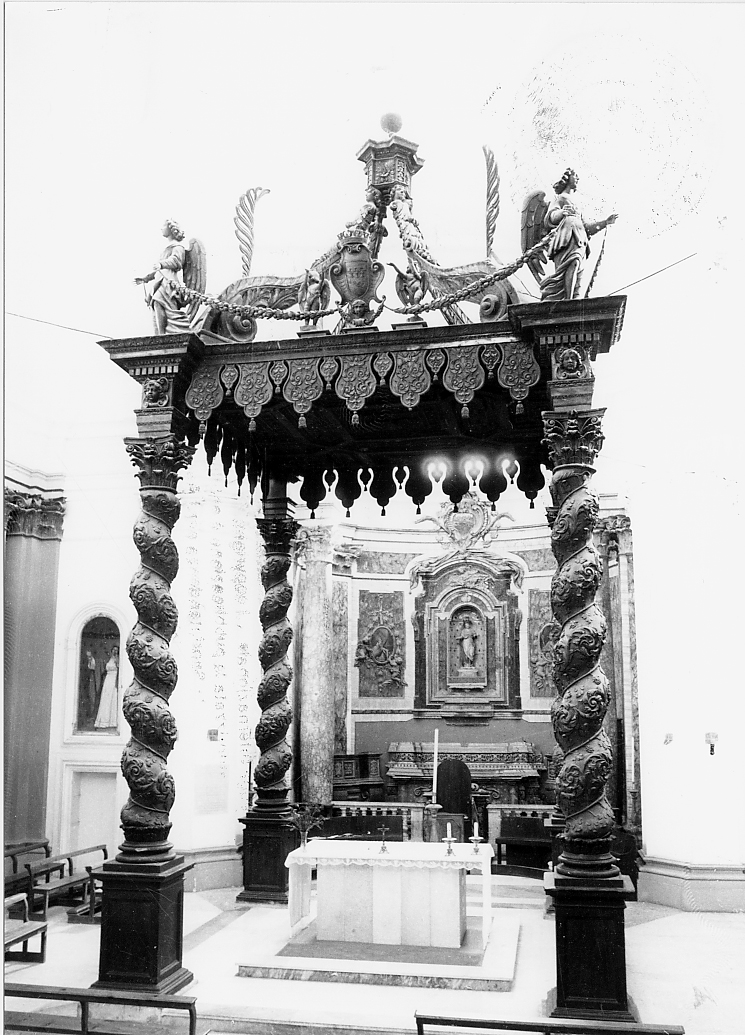 baldacchino d'altare di Riccioni Francesco (sec. XVII)