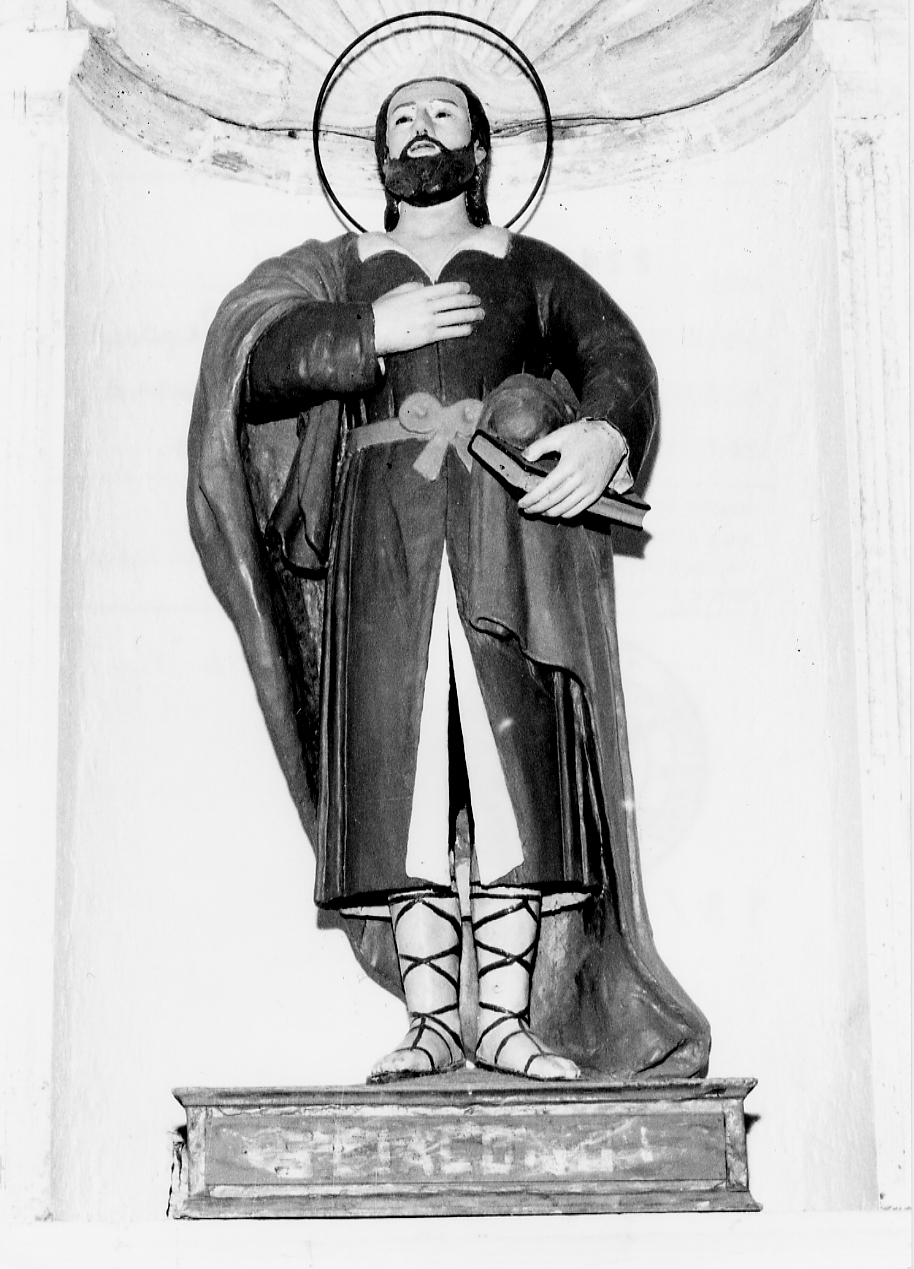 San Giacomo orante (statua, opera isolata) - bottega Italia centrale (sec. XVII)