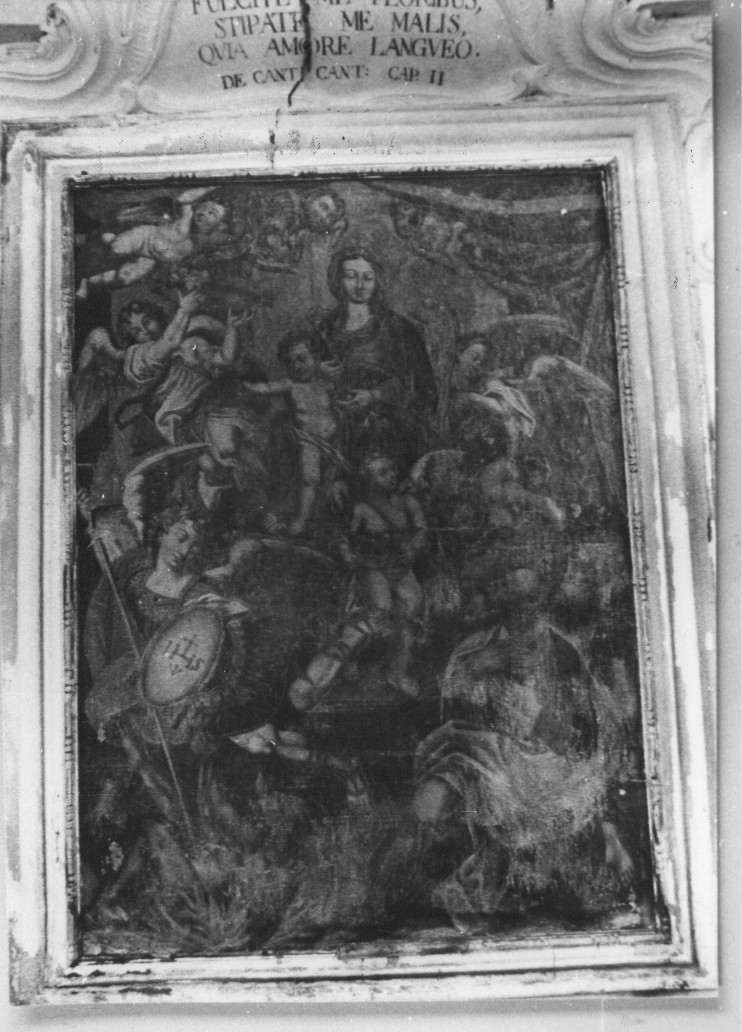 Madonna dei Purganti (dipinto) - ambito Italia centrale (sec. XVIII)