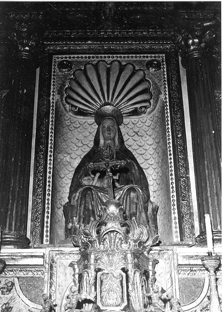 Madonna in trono (statua) - ambito abruzzese (sec. XVII)