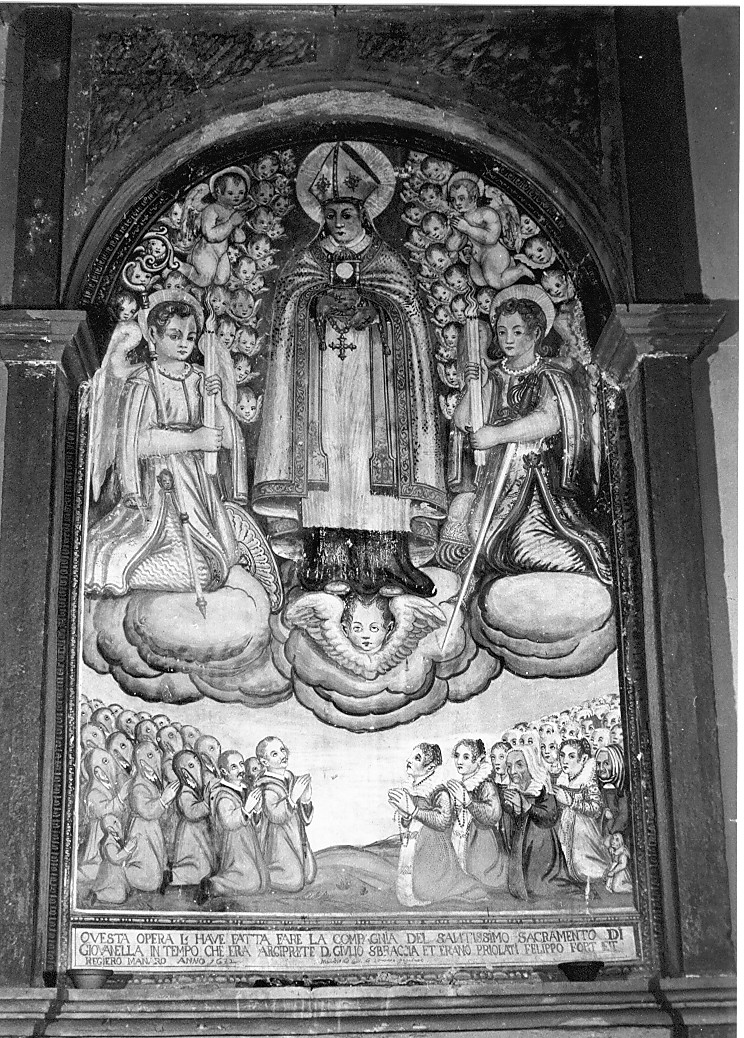 Gloria di Sant'Attansio (dipinto) - ambito Italia centrale (sec. I)