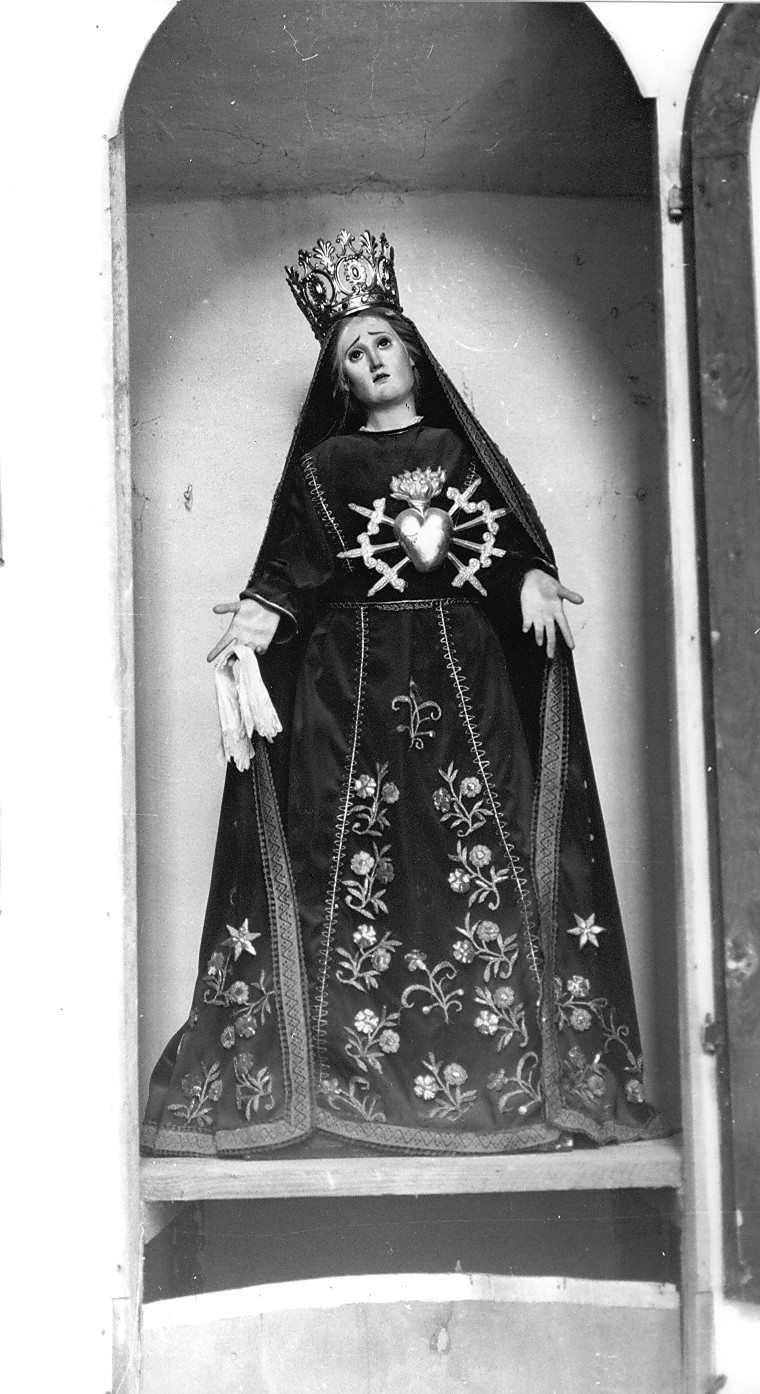 Madonna Addolorata (statua, opera isolata) - bottega abruzzese (sec. XIX)