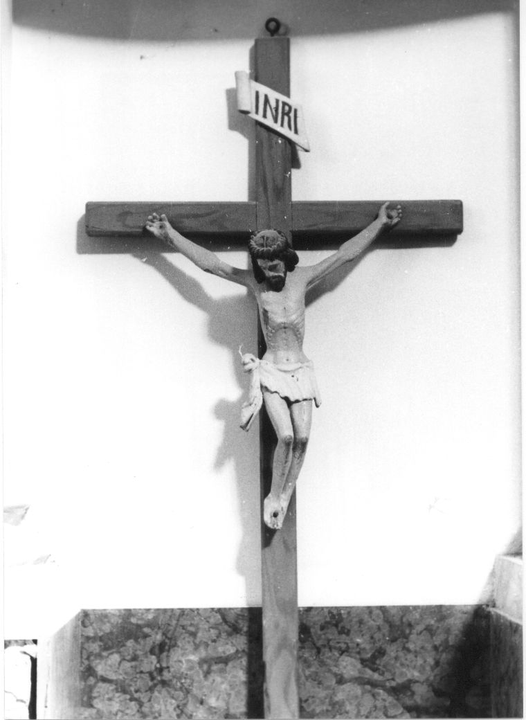 Cristo crocifisso, Cristo crocifisso (croce processionale) - ambito abruzzese (seconda metà sec. XIX)