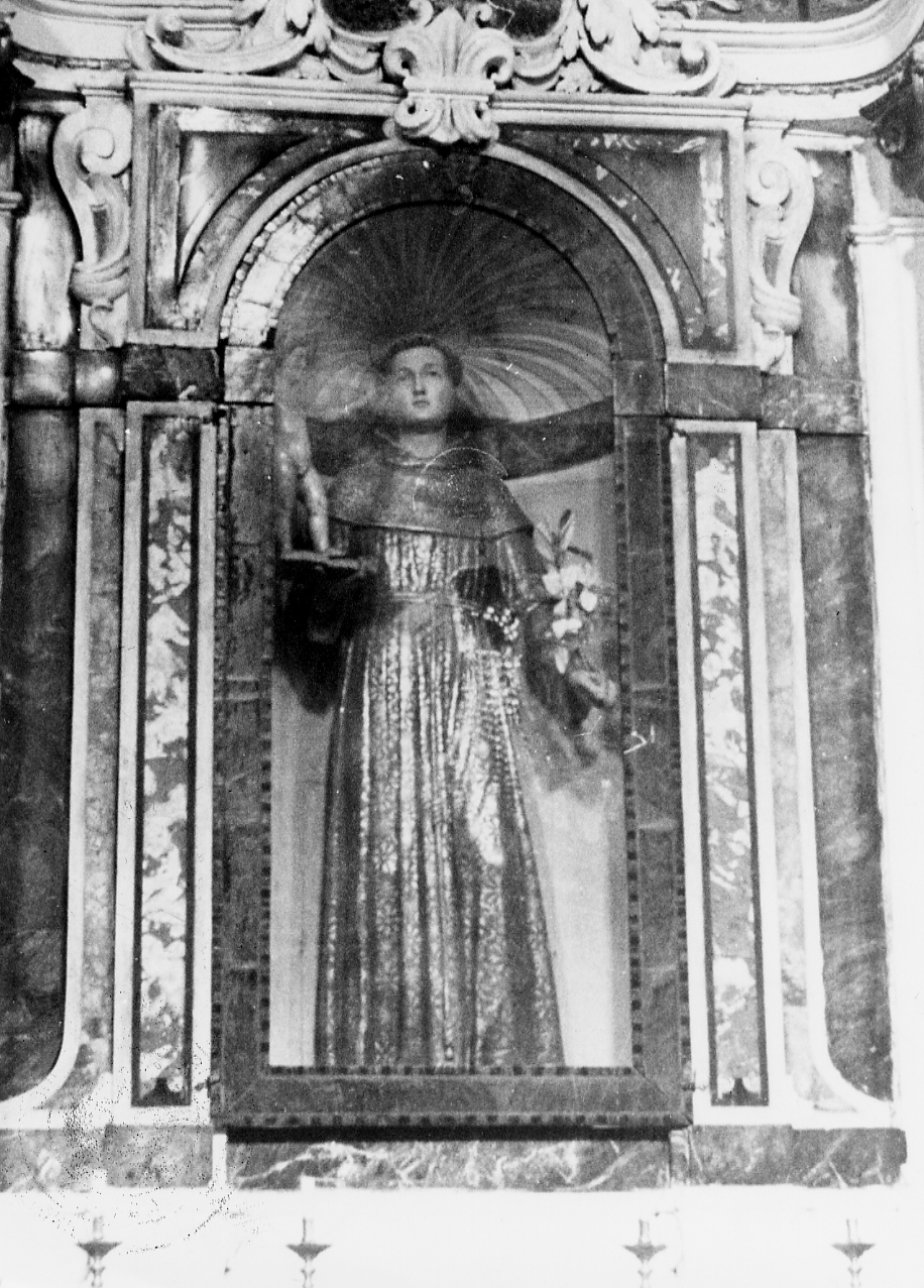 Sant'Antonio da Padova (statua, opera isolata) - ambito Italia centrale (sec. XVIII)