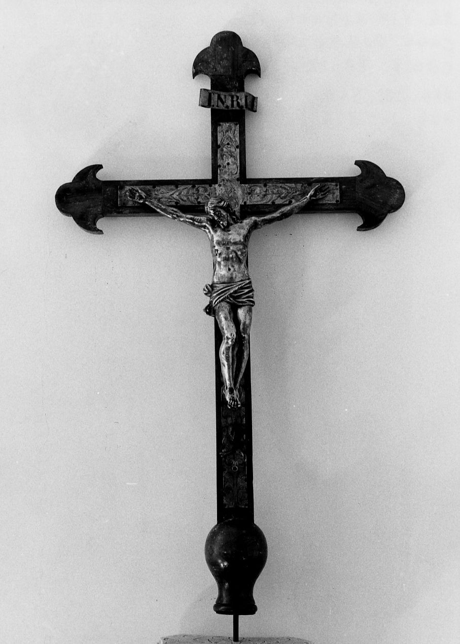 croce processionale - ambito sulmonese (sec. XVIII)